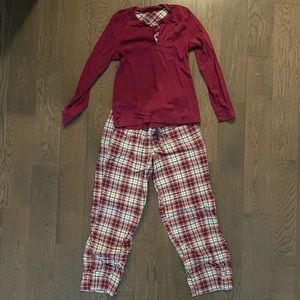 LL Bean pajama set, size small